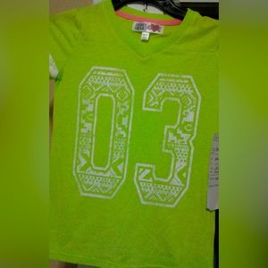 Derek Heart Girl multi-color burnout cotton vintage look #3 soft shirt M